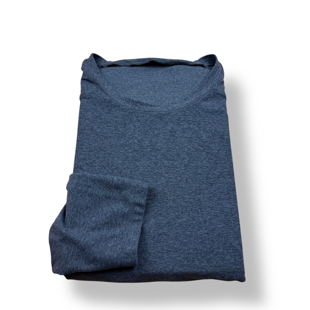 Lululemon Men's Long Sleeve Athletic Shirt Heathered‎ Gray XXL Athleisure